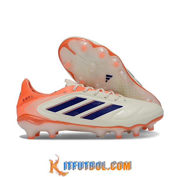 Copa Botas De Fútbol PURE III ELITE FG Beige/Naranja/Azul