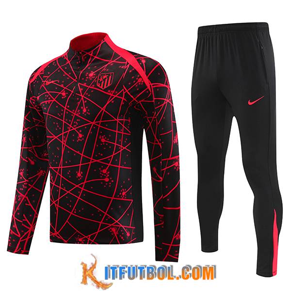 Chandal Equipos De Futbol Atletico Madrid Negro/Rojo 2025/2026