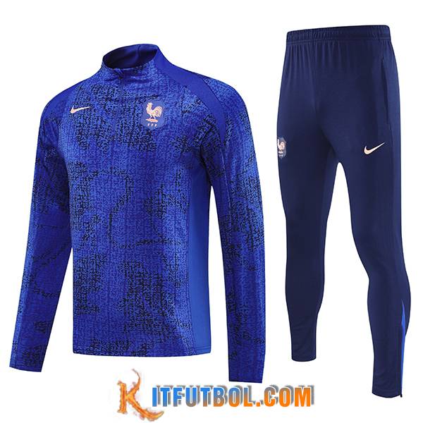 Chandal Equipos De Futbol Francia Azul/Negro 2025/2026