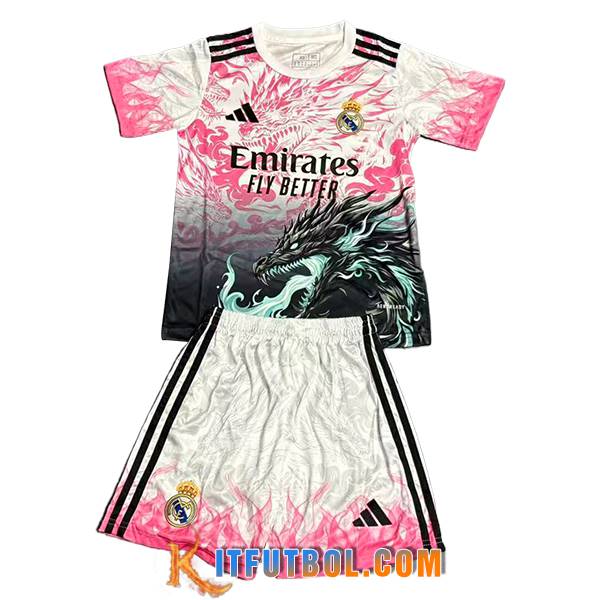 Camisetas De Futbol Real Madrid Ninos Special Edition Rosa 2025/2026