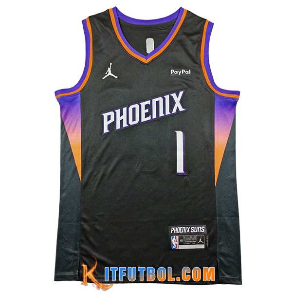 Camisetas NBA Phoenix Suns (BOOKER #1) 2025/26 Negro/Violeta