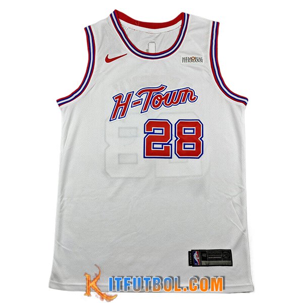 Camisetas NBA Houston Rockets (SENGUN #28) 2025/26 Blanco/Rojo