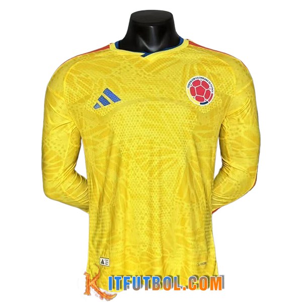 Camiseta Equipo Nacional Colombia Primera Manga Largas 2026/2027