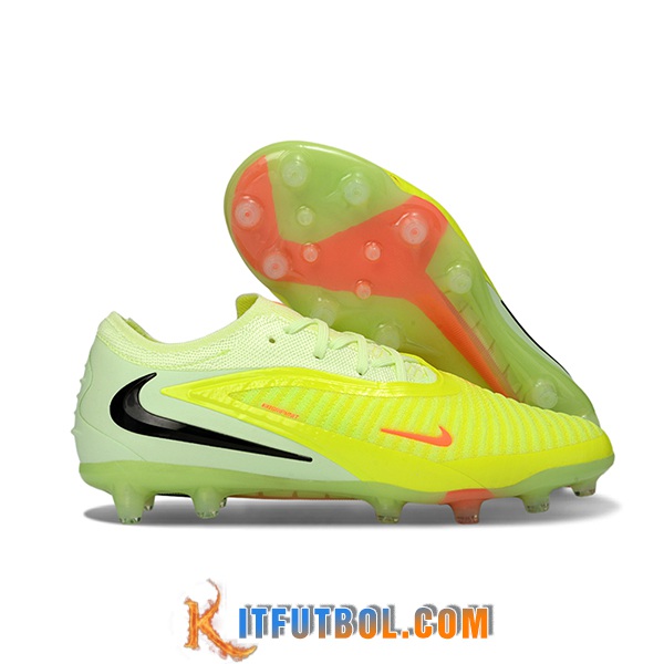 Nike Botas De Fútbol Phantom GX III Elite AG Amarillo/Verde