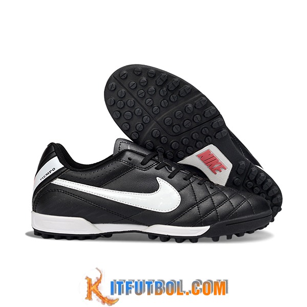 Nike Botas De Fútbol Tiempo Ligera V TF Negro/Blanco