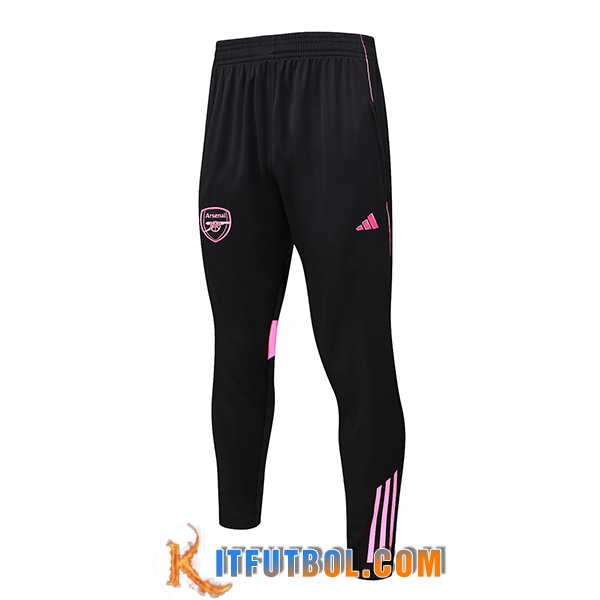 Pantalones Entrenamiento Arsenal Negro/Rosa 2025/2026