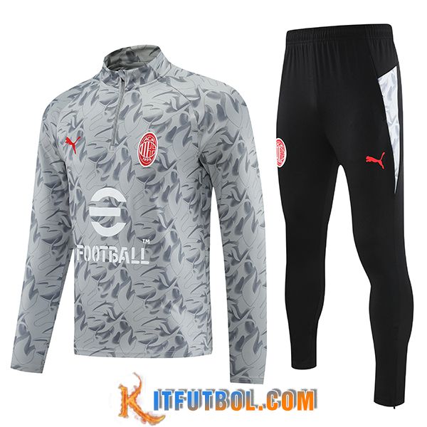 Chandal Equipos De Futbol AC Milan Gris 2025/2026
