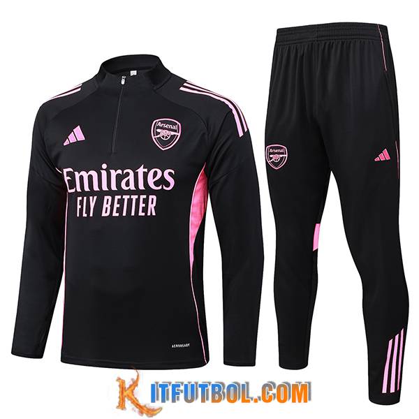 Chandal Equipos De Futbol Arsenal Negro/Rosa 2025/2026 -02