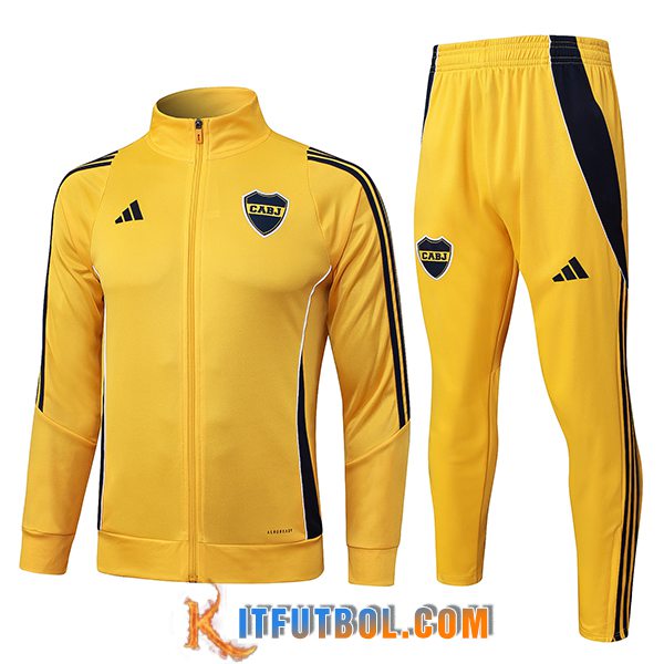 Chandal Equipos De Futbol Chaqueta Boca Juniors Amarillo/Negro 2025/2026