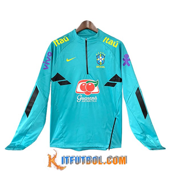 Sudadera De Entrenamiento Brasil Verde/Negro 2025/2026