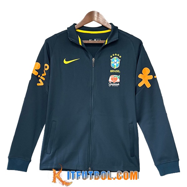 Chaquetas Futbol Brasil Azul Oscuro 2025/2026