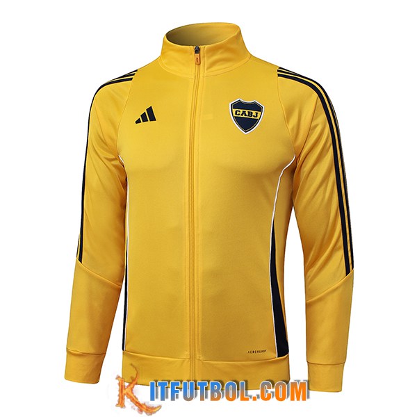 Chaquetas Futbol Boca Juniors Amarillo/Negro 2025/2026 -02