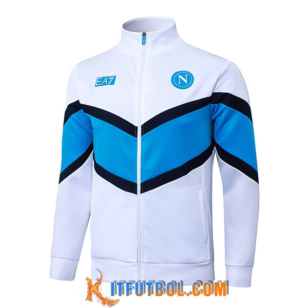 Chaquetas Futbol SSC Napoli Blanco/Azul 2025/2026
