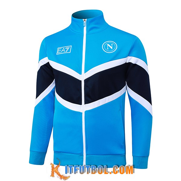 Chaquetas Futbol SSC Napoli Azul/Blanco 2025/2026