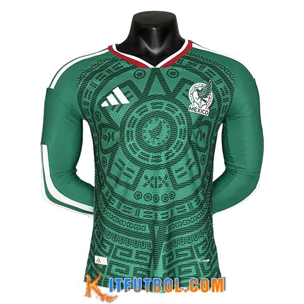 Camiseta Equipo Nacional México Primera Manga Largas Copa Del Mundo 2026