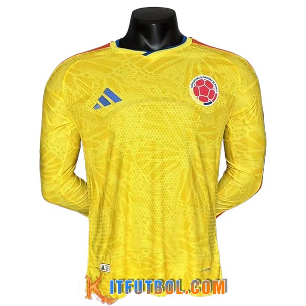 Camiseta Equipo Nacional Colombia Primera Manga Largas Copa Del Mundo 2026