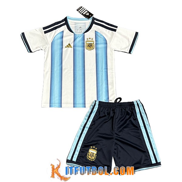 Camiseta Equipo Nacional Argentina Ninos Primera Copa Del Mundo 2026