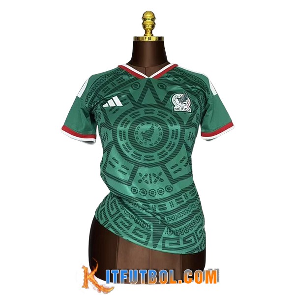 Camiseta Equipo Nacional México Mujer Primera Copa Del Mundo 2026