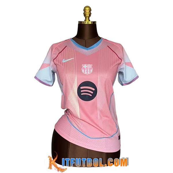 Camisetas De Futbol Barcelona Mujer Special Edition Rosa 2025/2026