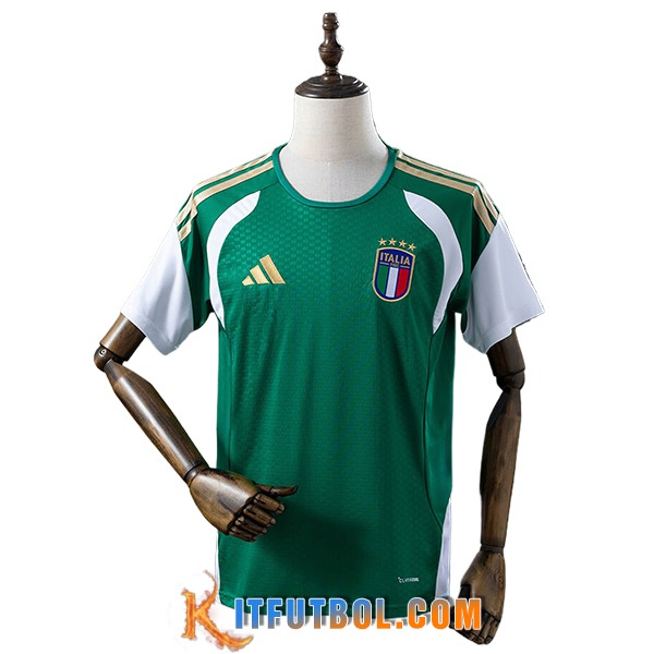 Camiseta Entrenamiento Italia Verde/Blanco/Amarillo 2025/2026