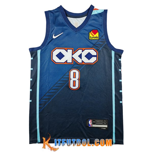 Camisetas NBA Oklahoma City Thunder (WILLIAMS #8) 2025/26 Azul