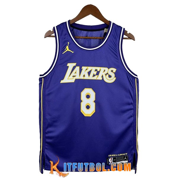 Camisetas NBA Los Angeles Lakers (BRYANT #8) 2025/26 Violeta