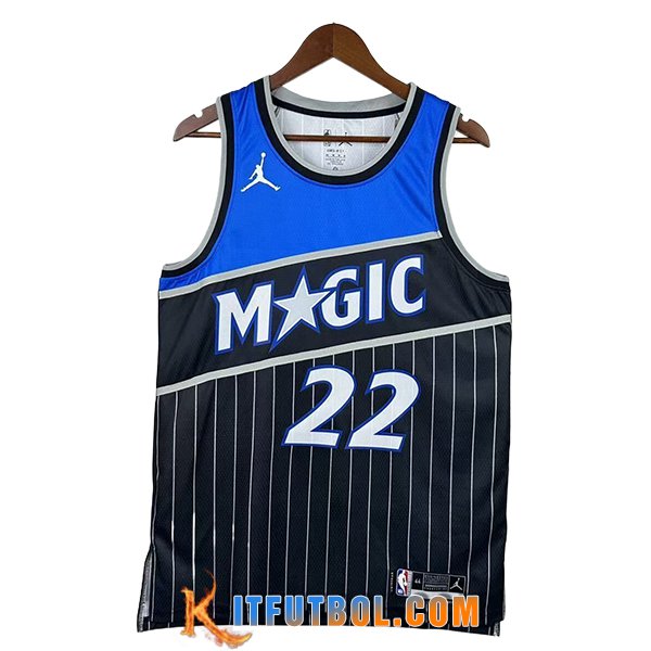 Camisetas NBA Orlando Magic (WAGNER #22) 2025/26 Negro/Azul