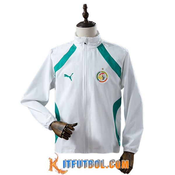 Rompevientos Senegal Blanco/Verde 2025/2026