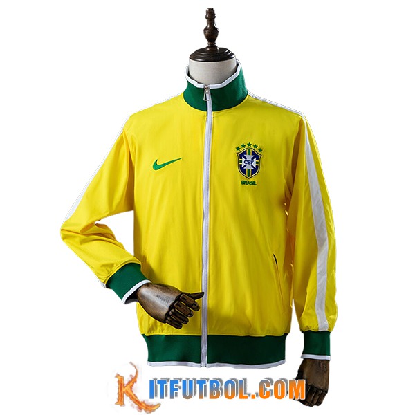 Rompevientos Brasil Amarillo/Verde/Blanco 2025/2026
