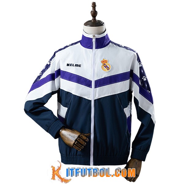 Rompevientos Real Madrid Azul/Blanco/Violeta 2025/2026