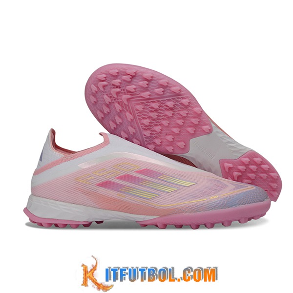 Adidas Botas De Fútbol F50 Pro Laceless TF Rosa