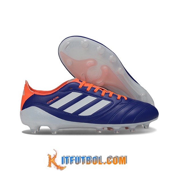Copa Botas De Fútbol ICON II FG/AG Azul/Blanco
