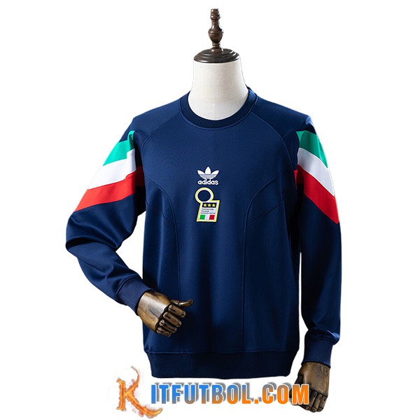 Sudadera De Entrenamiento Italia Azul Oscuro 2025/2026