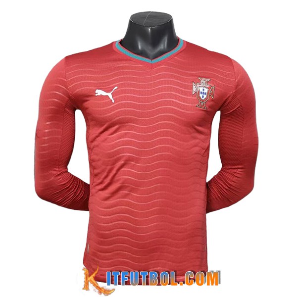 Camiseta Equipo Nacional Portugal Primera Manga Largas Coupe Du Monde 2026