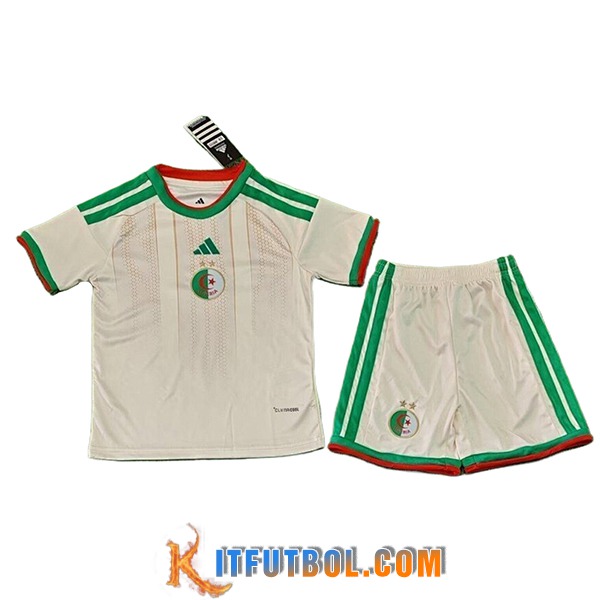 Camiseta Equipo Nacional Argelia Ninos Primera Coupe Du Monde 2026
